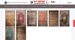 Desktop Screenshot of carpetsofkashmir.com